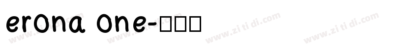 erona one字体转换